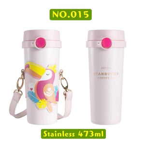 Starbucks China Stainless Toucan Cup with Pouch (Summer Jungle 2021 Edition) - Ann Ann Starbucks