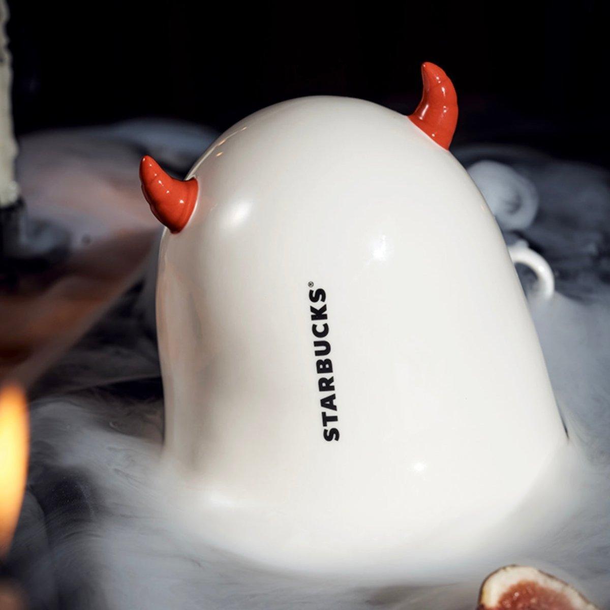 Starbucks Halloween Playful Ghost Ceramic Candy Bowl - Ann Ann Starbucks