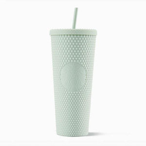 Starbucks Mint Green Matte Studded Tumbler Cup (Starbucks China Mint 2021 Edition) - Ann Ann Starbucks