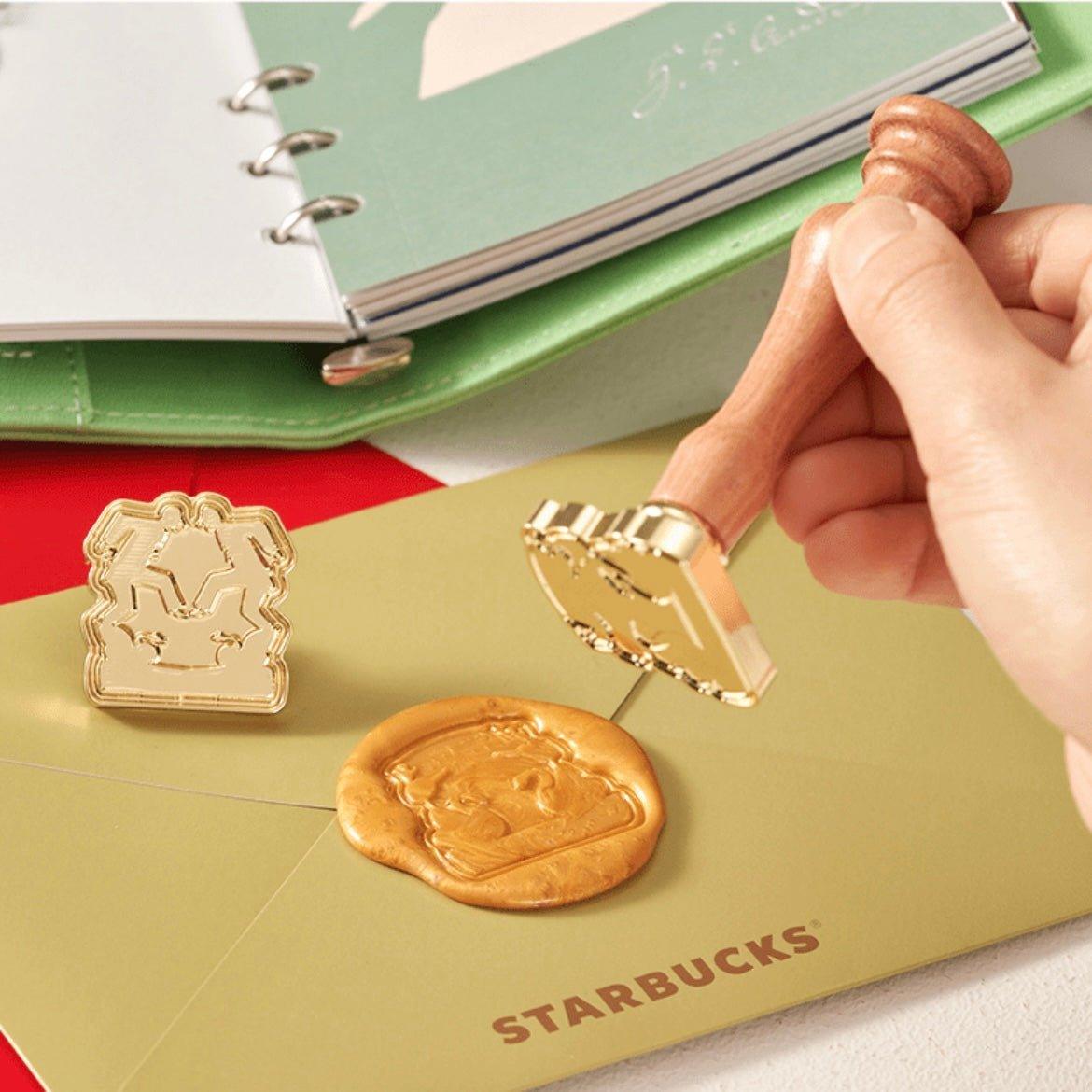 Starbucks Paper Cutting Sealing Wax, Planner Gift Set - Ann Ann Starbucks