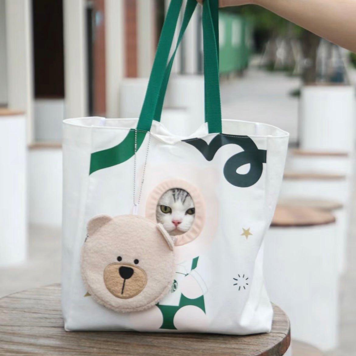 Starbucks Pet Travel Carrying Bag - Ann Ann Starbucks