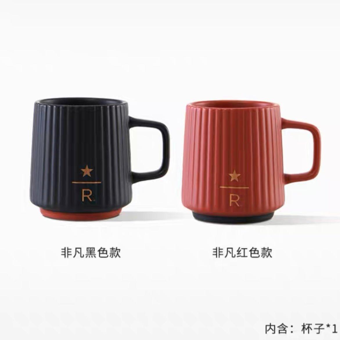 Starbucks Reserve Extraordinary Red/Black Ceramic Mug 330ml/11oz - Ann Ann Starbucks