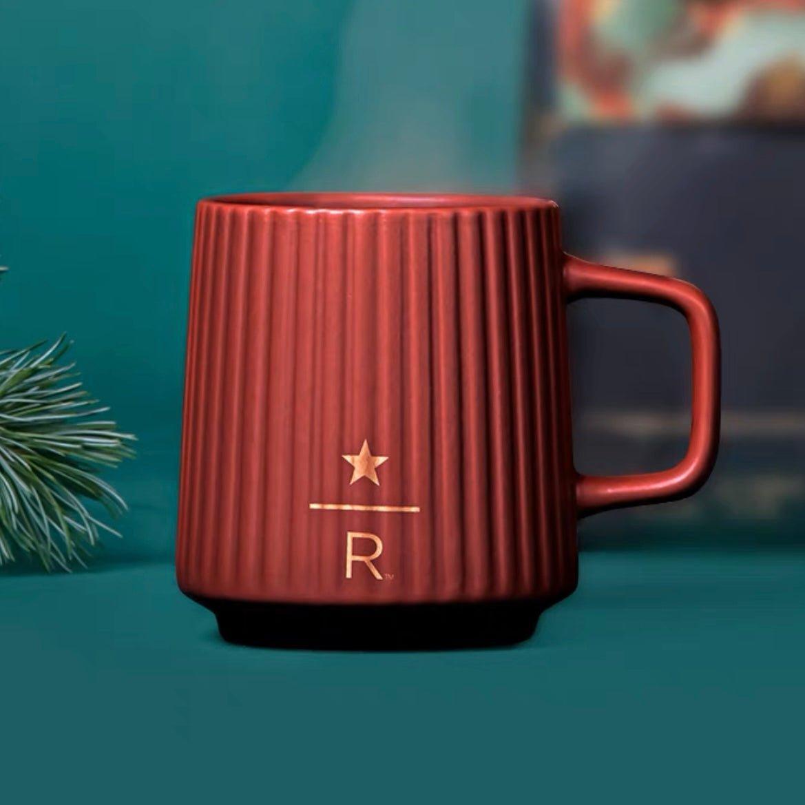 Starbucks Reserve Extraordinary Red/Black Ceramic Mug 330ml/11oz - Ann Ann Starbucks