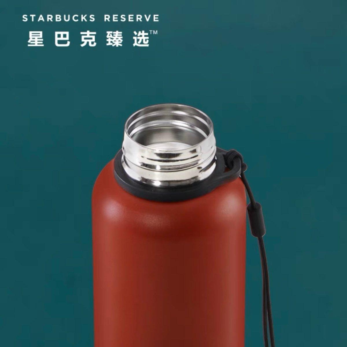 Starbucks Reserve Red and Black Gradient Stainless Steel Bottle 591ml/20oz - Ann Ann Starbucks