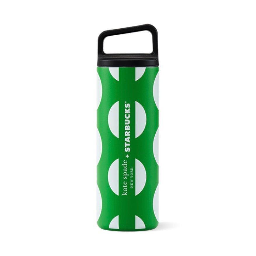 Starbucks x Kate Spade Green Polka Dots Stainless Steel 16oz Thermal Cup  Mug Bottle